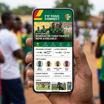 FTF Togo Connect football digital platform interface